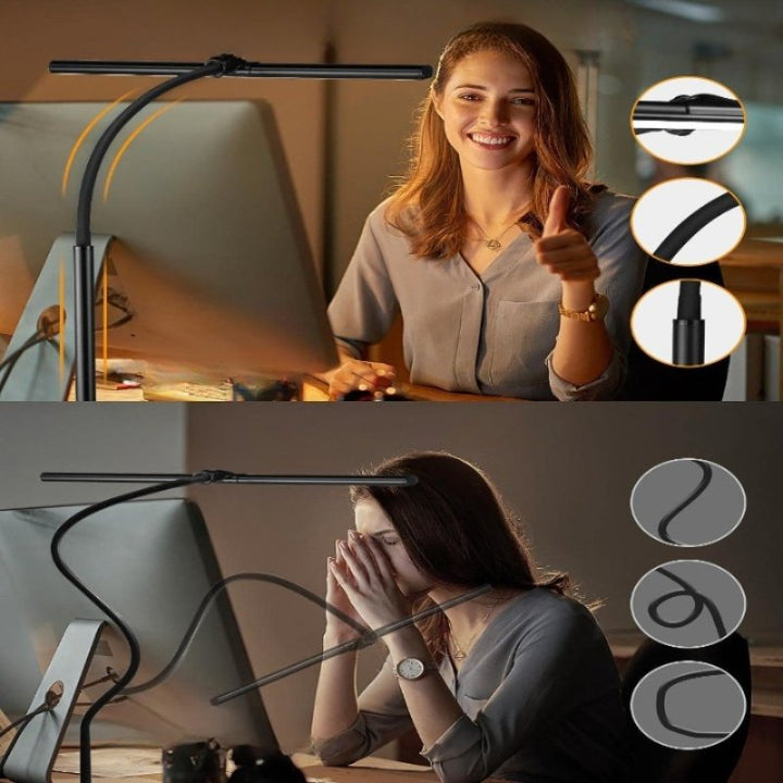 Lisslune | Architect desk lamp with 25 modes & dimmable lighting