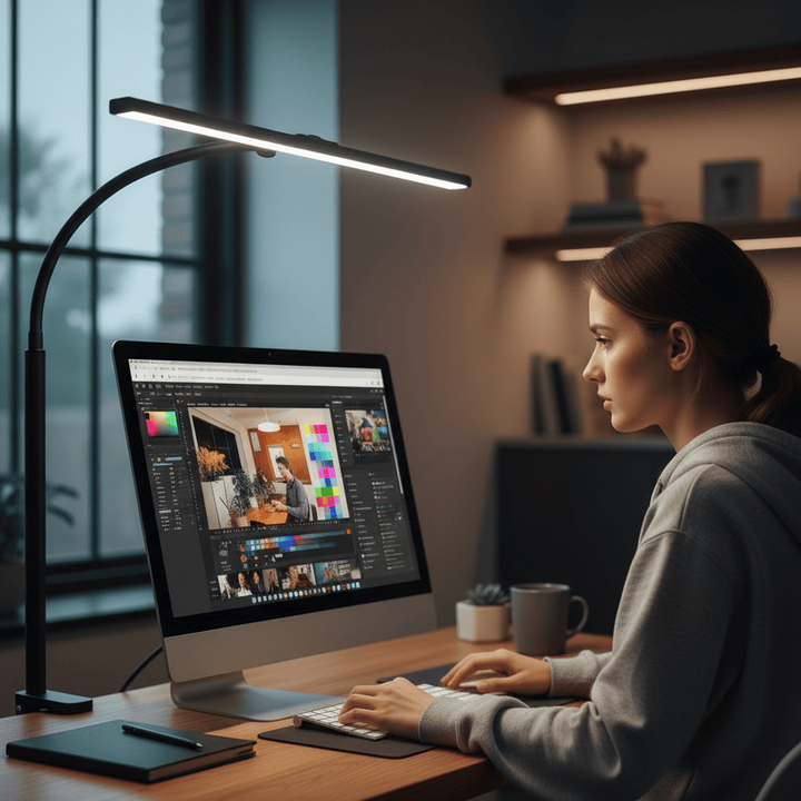 Lisslune | Architect desk lamp with 25 modes & dimmable lighting