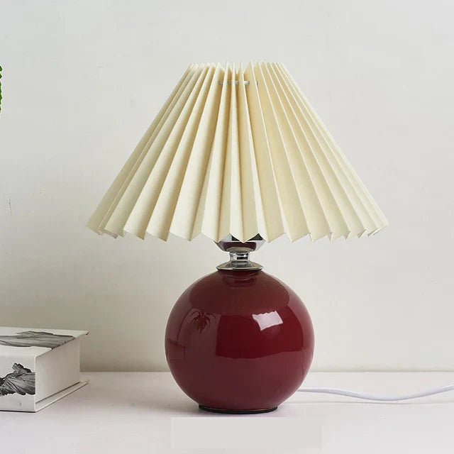 Lisslune | Classic Table Lamp with Foldable Lampshade for Warm Light