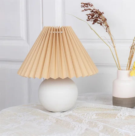 Lisslune | Classic Table Lamp with Foldable Lampshade for Warm Light