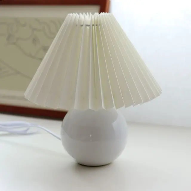 Lisslune | Classic Table Lamp with Foldable Lampshade for Warm Light