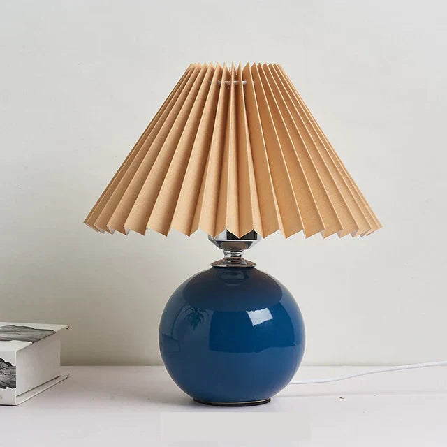 Lisslune | Classic Table Lamp with Foldable Lampshade for Warm Light