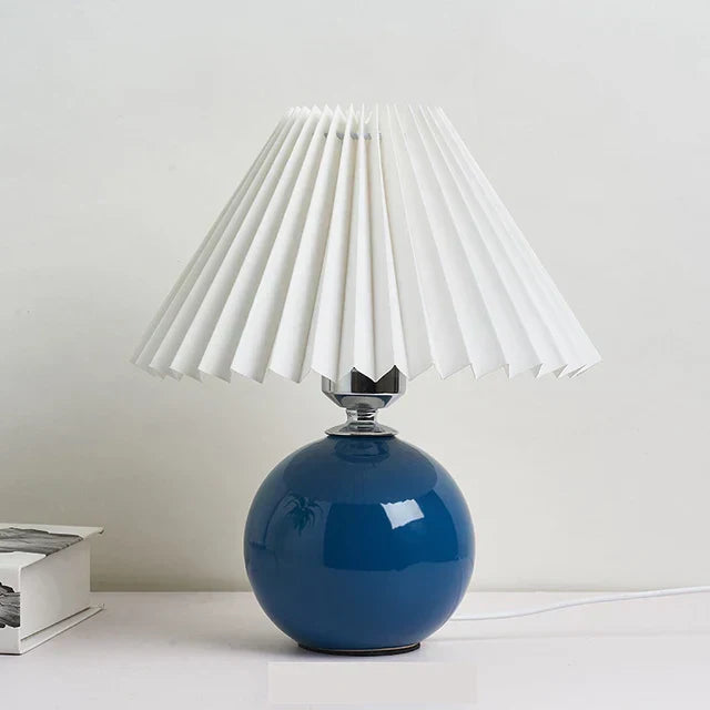 Lisslune | Classic Table Lamp with Foldable Lampshade for Warm Light