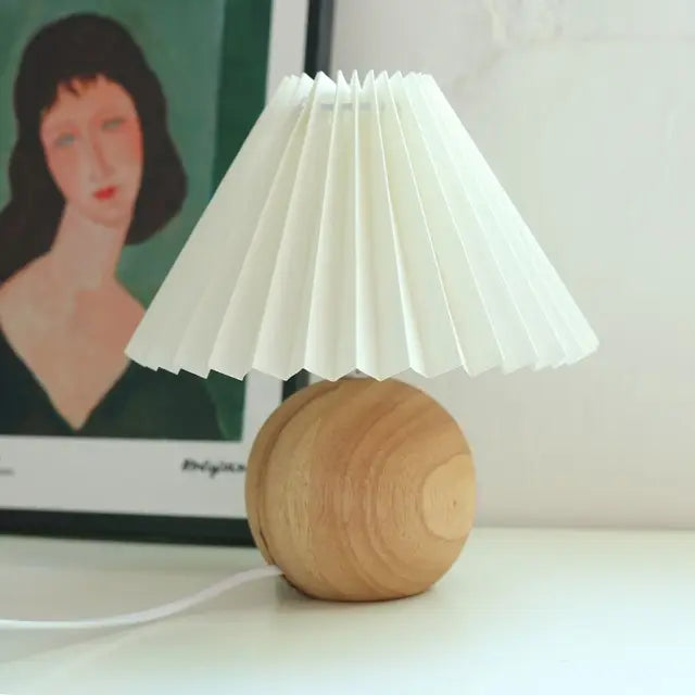 Lisslune | Classic Table Lamp with Foldable Lampshade for Warm Light