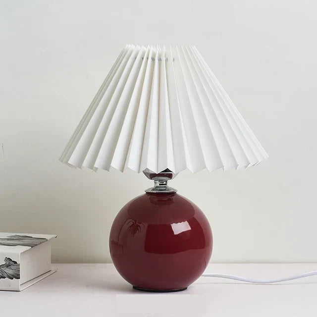 Lisslune | Classic Table Lamp with Foldable Lampshade for Warm Light
