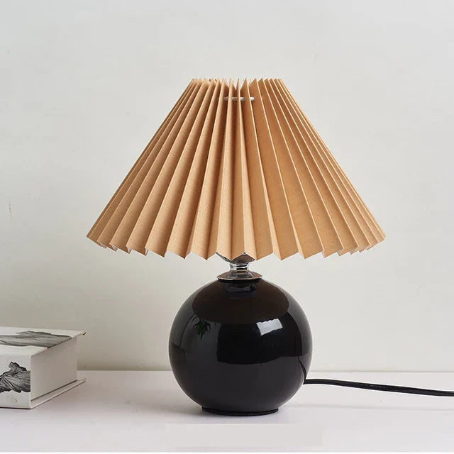 Lisslune | Classic Table Lamp with Foldable Lampshade for Warm Light