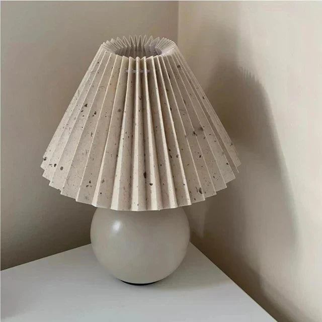 Lisslune | Classic Table Lamp with Foldable Lampshade for Warm Light
