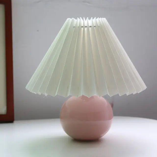 Lisslune | Classic Table Lamp with Foldable Lampshade for Warm Light