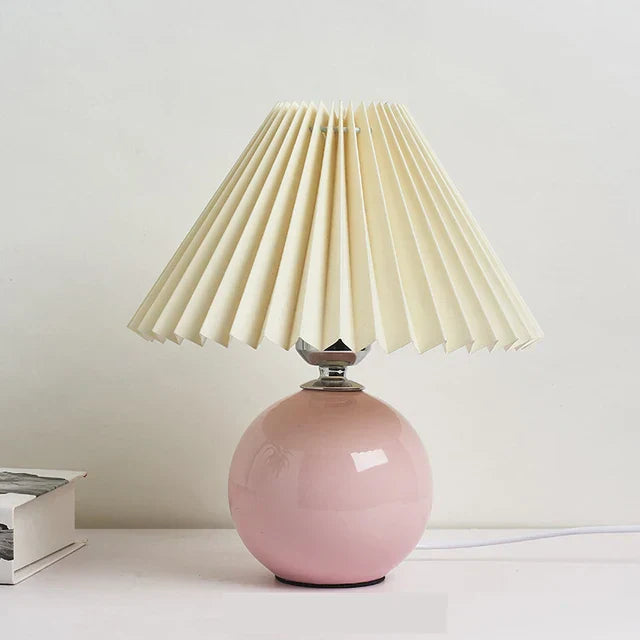 Lisslune | Classic Table Lamp with Foldable Lampshade for Warm Light