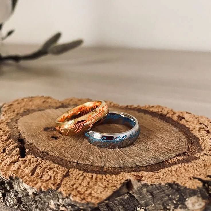 Lisslune | Illuminated jewelry ring with engraving for luck & positivity