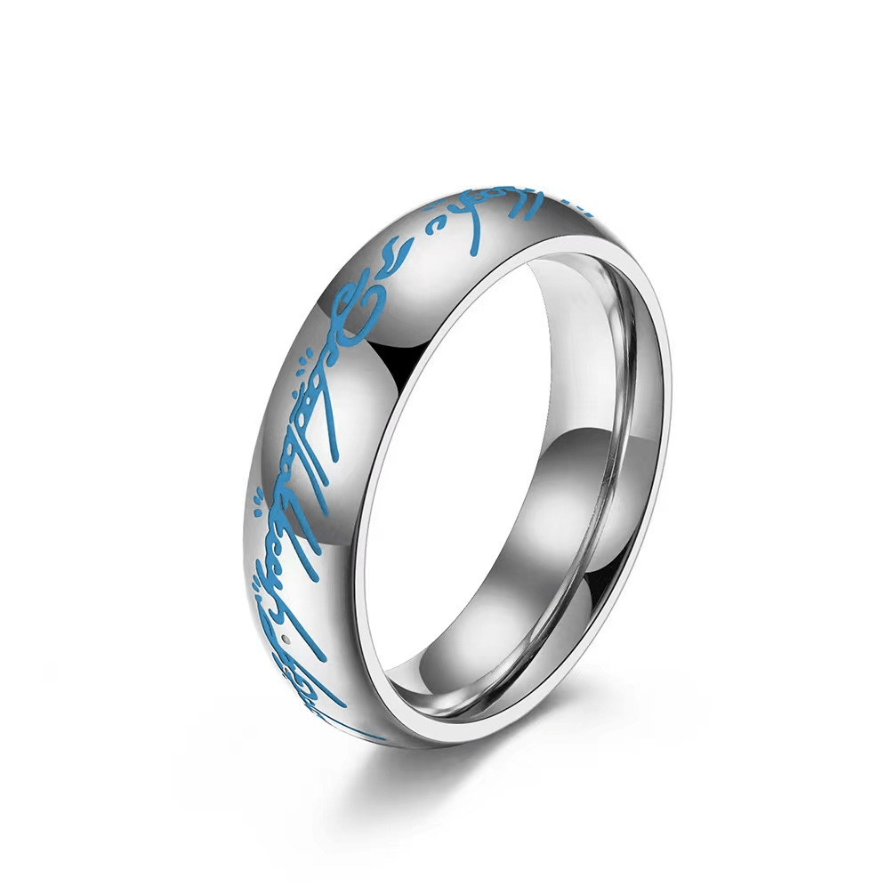 Lisslune | Illuminated jewelry ring with engraving for luck & positivity