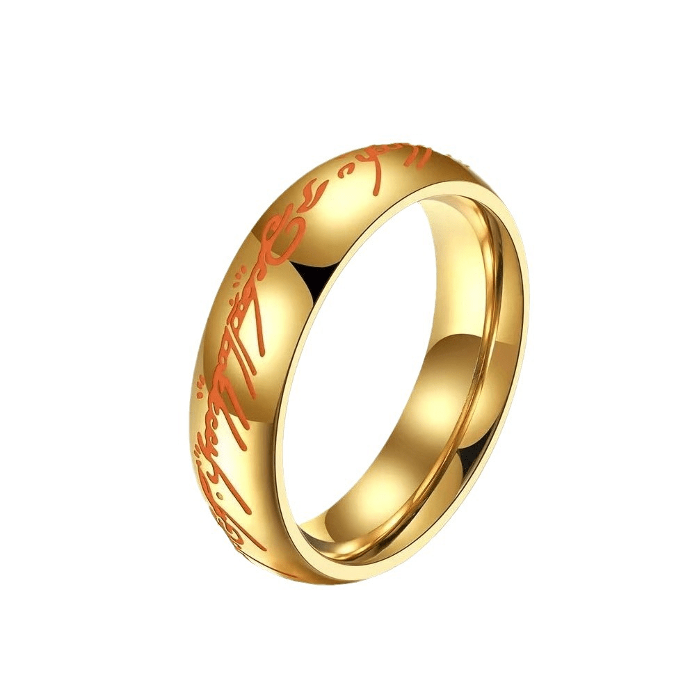 Lisslune | Illuminated jewelry ring with engraving for luck & positivity