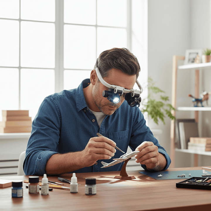Lisslune | Advanced LED magnifying glasses with 3-level magnification