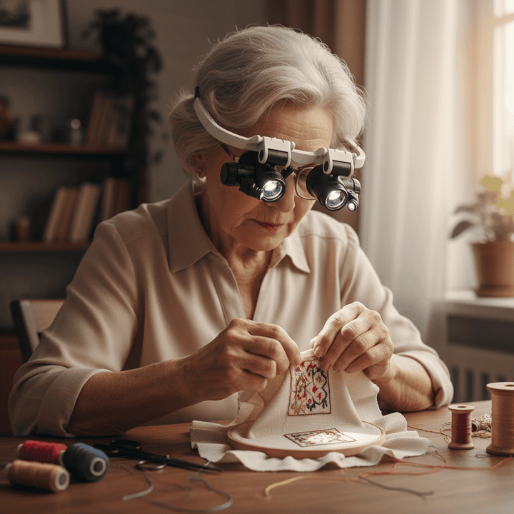Lisslune | Advanced LED magnifying glasses with 3-level magnification