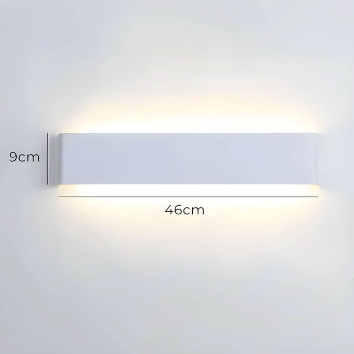 Lisslune | Modern LED Wall Lamp – Elegant Aluminum & Glass Design