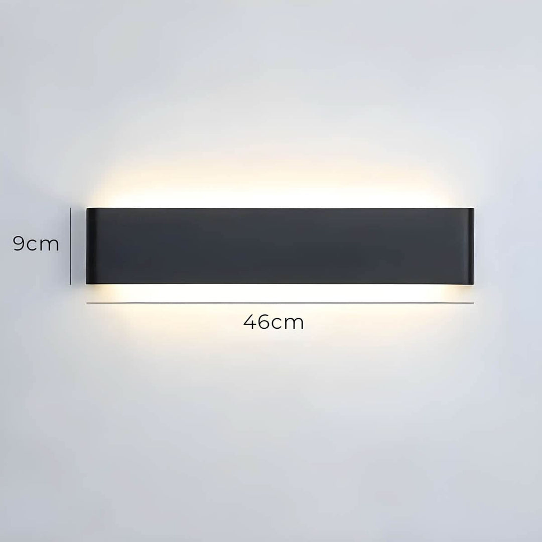 Lisslune | Modern LED Wall Lamp – Elegant Aluminum & Glass Design