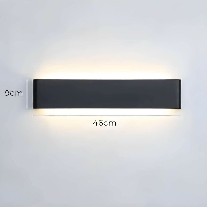 Lisslune | Modern LED Wall Lamp – Elegant Aluminum & Glass Design