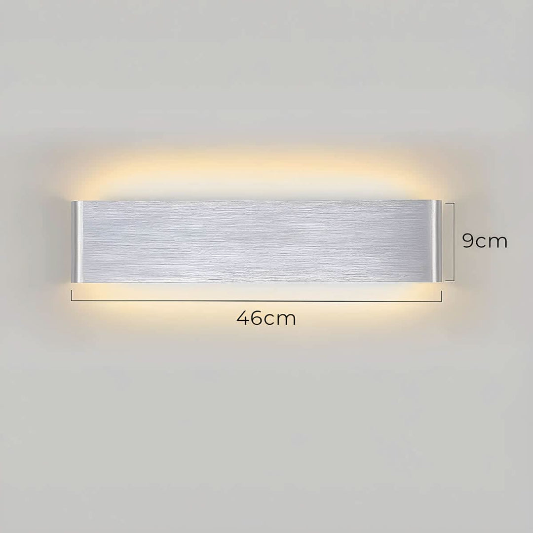 Lisslune | Modern LED Wall Lamp – Elegant Aluminum & Glass Design