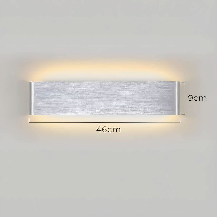 Lisslune | Modern LED Wall Lamp – Elegant Aluminum & Glass Design
