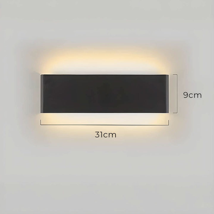 Lisslune | Modern LED Wall Lamp – Elegant Aluminum & Glass Design