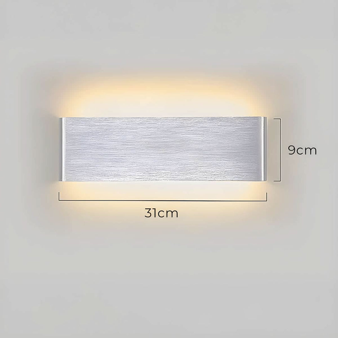Lisslune | Modern LED Wall Lamp – Elegant Aluminum & Glass Design