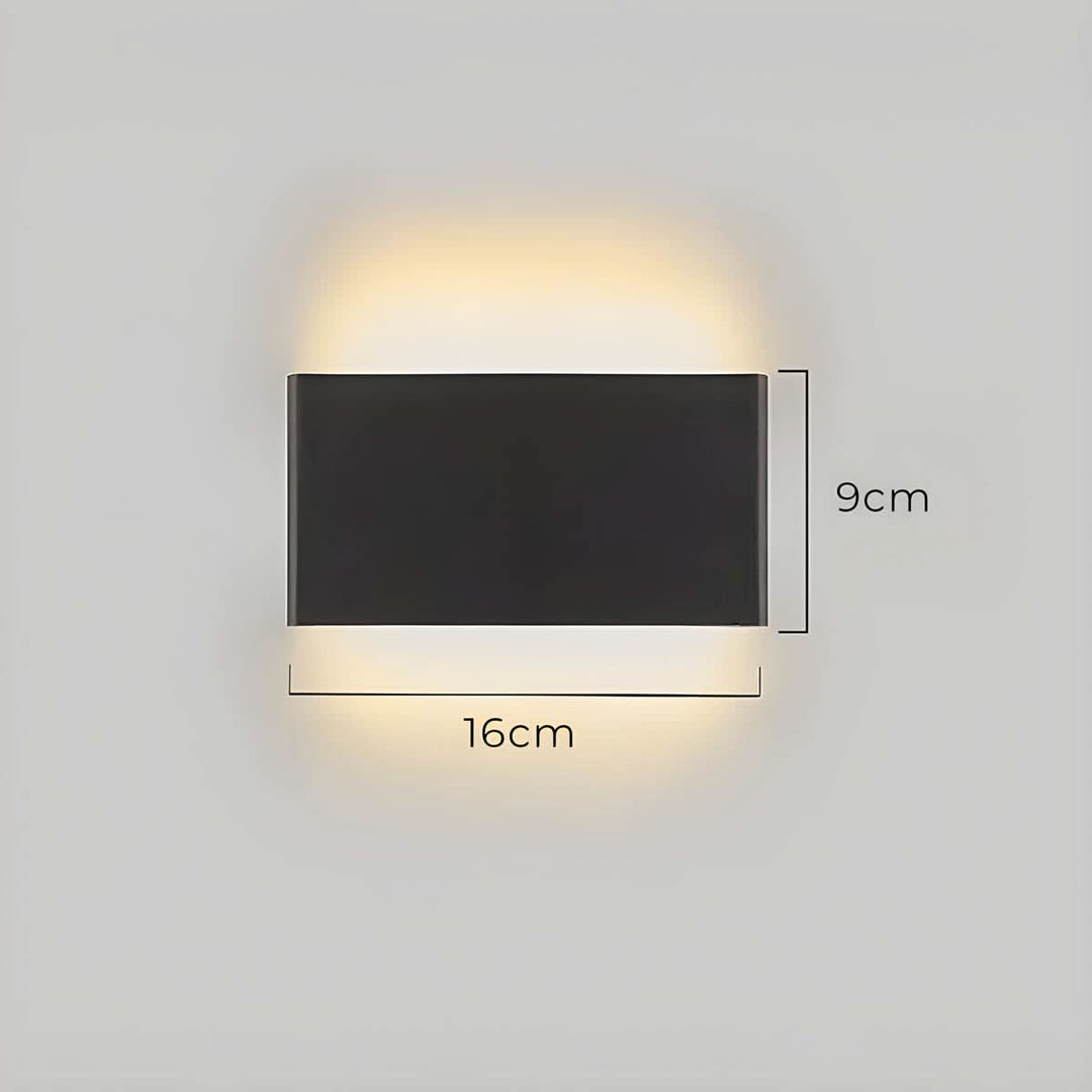 Lisslune | Modern LED Wall Lamp – Elegant Aluminum & Glass Design