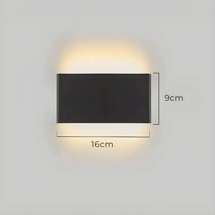 Lisslune | Modern LED Wall Lamp – Elegant Aluminum & Glass Design
