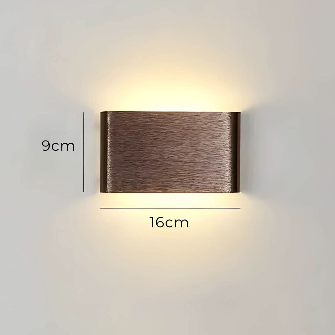 Lisslune | Modern LED Wall Lamp – Elegant Aluminum & Glass Design