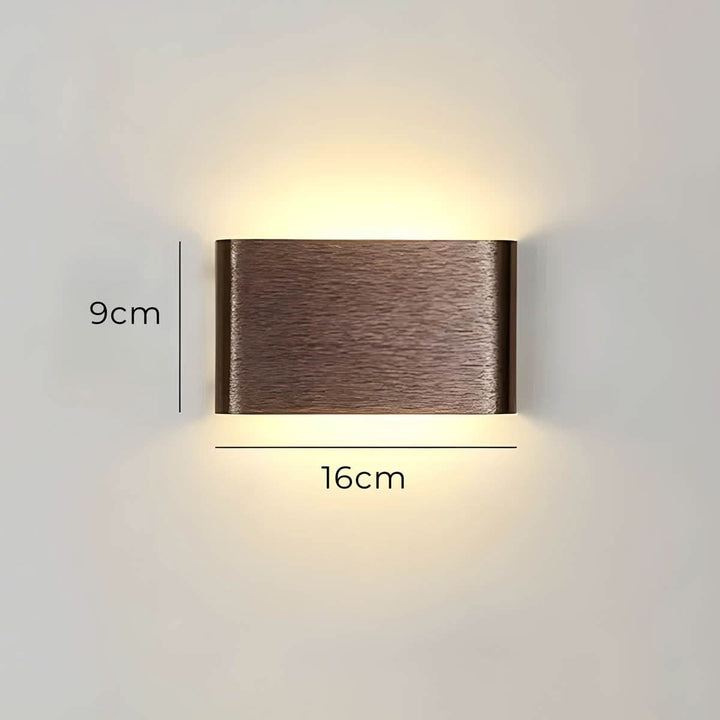 Lisslune | Modern LED Wall Lamp – Elegant Aluminum & Glass Design
