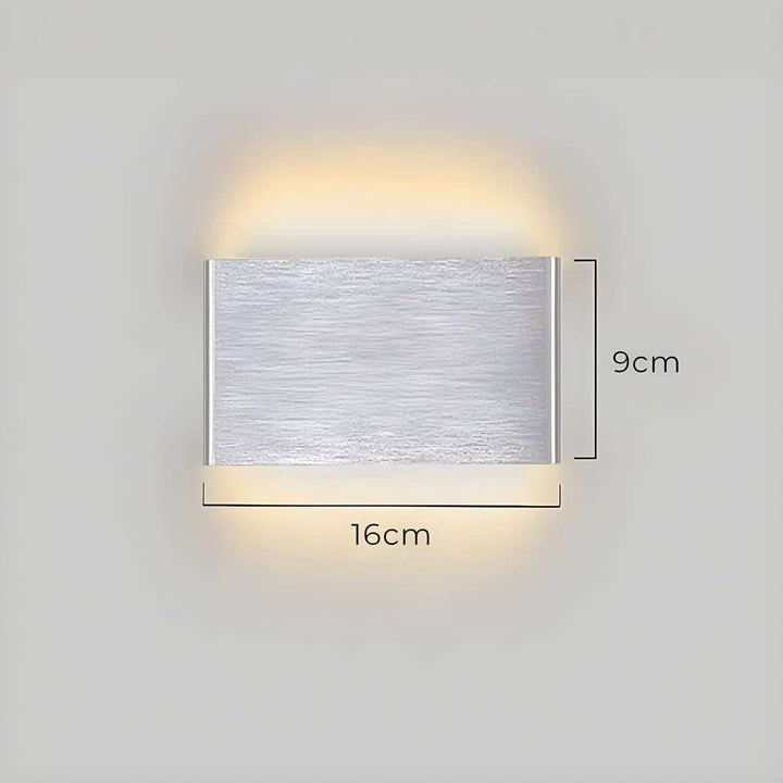 Lisslune | Modern LED Wall Lamp – Elegant Aluminum & Glass Design