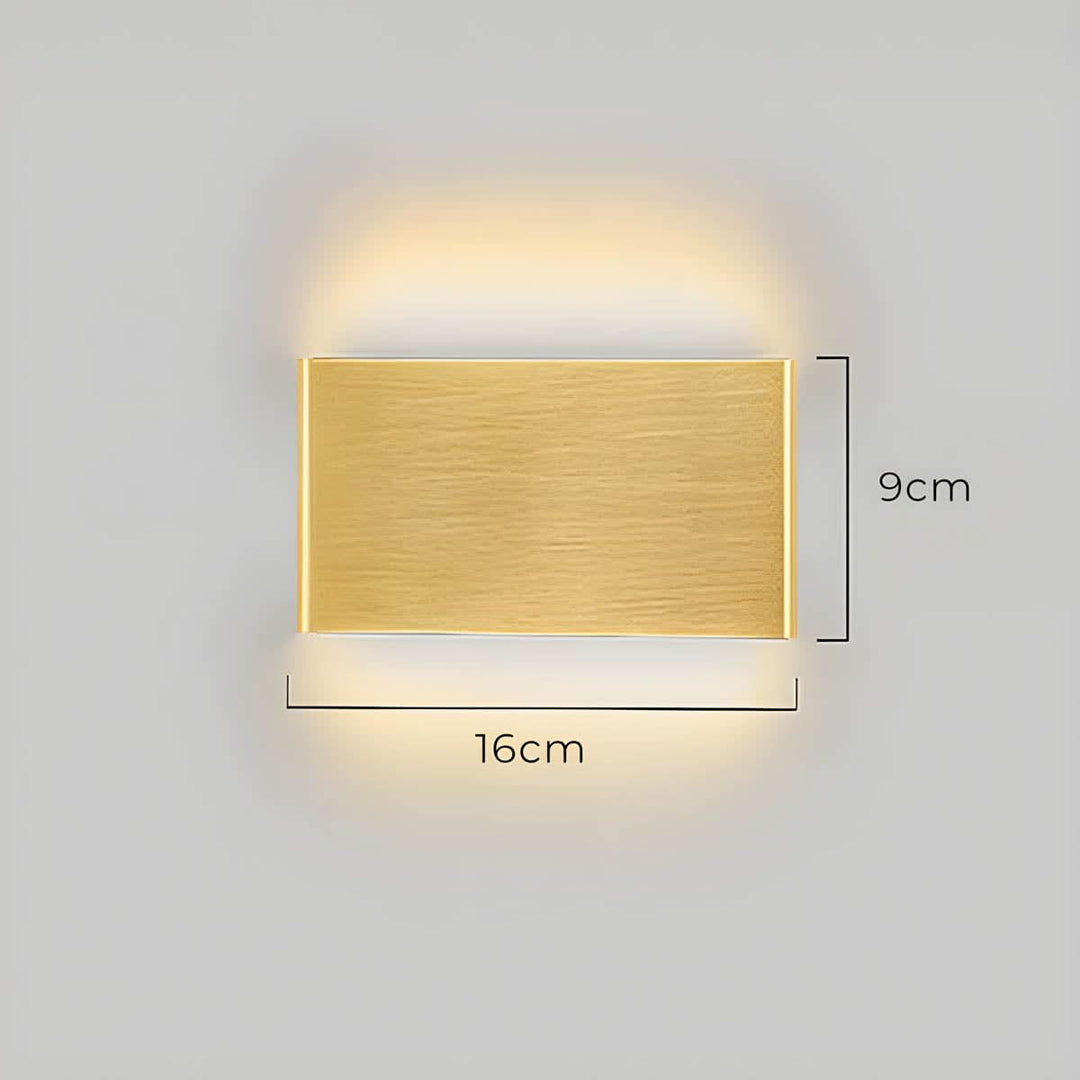 Lisslune | Modern LED Wall Lamp – Elegant Aluminum & Glass Design