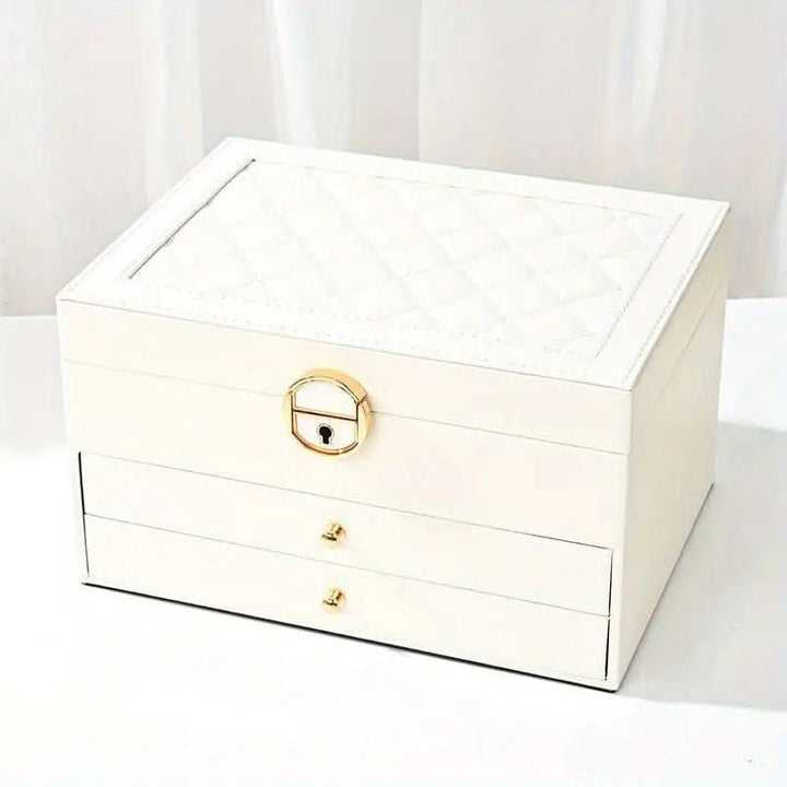 Lisslune | Elegant jewelry box made of leather for stylish storage