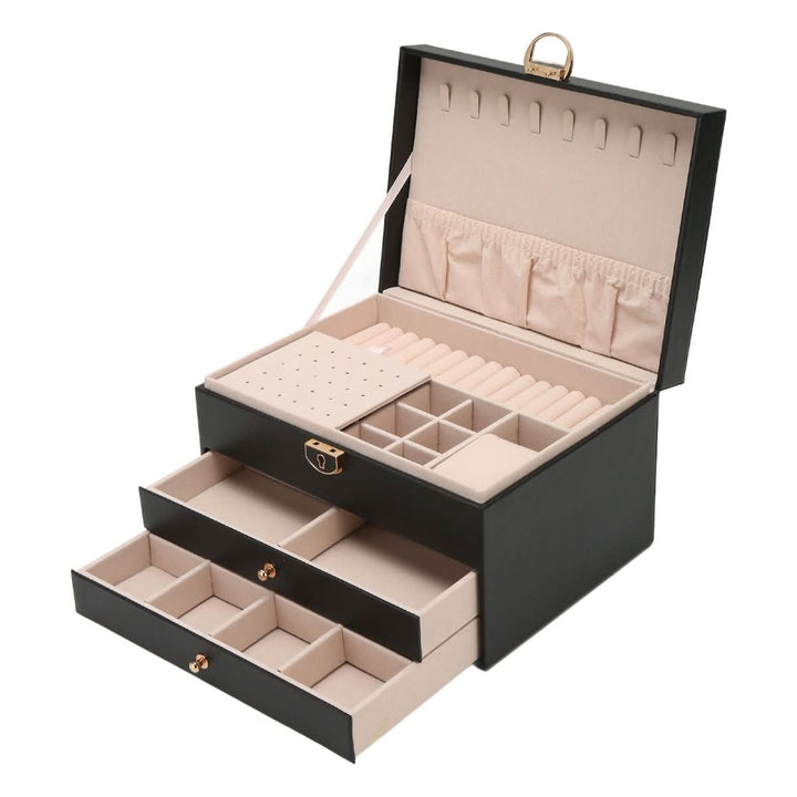 Lisslune | Elegant jewelry box made of leather for stylish storage