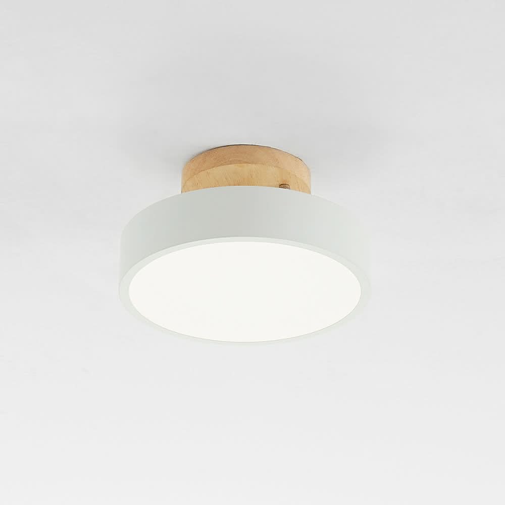Lisslune | Modern Wood LED Ceiling Light with Dimmable Function