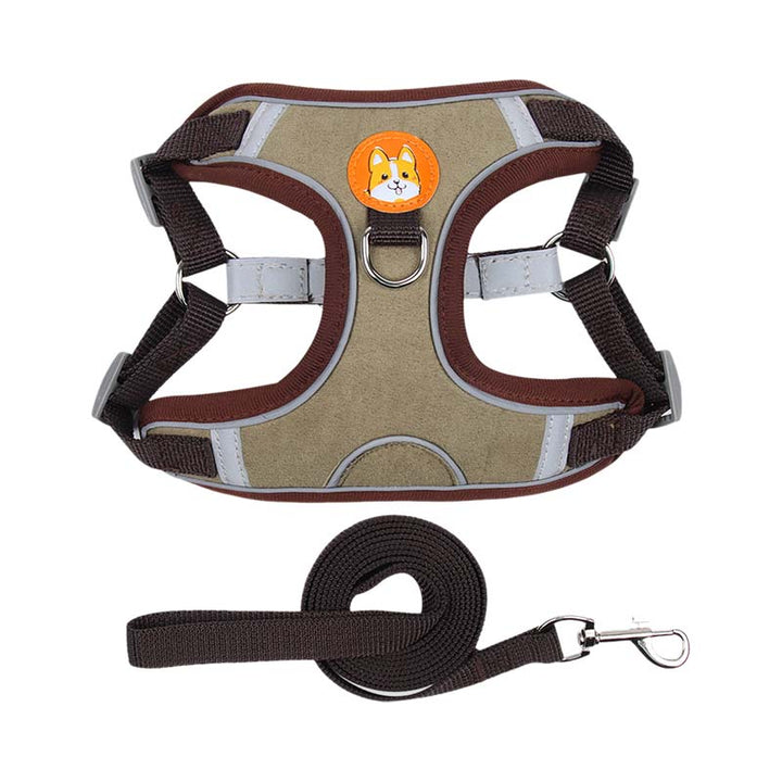 Lisslune | Reflective Pet Harness and Leash Set