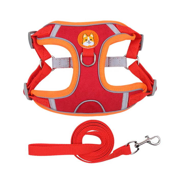 Lisslune | Reflective Pet Harness and Leash Set