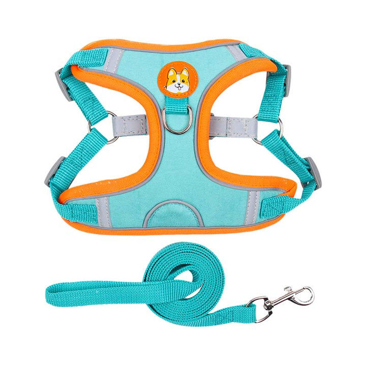Lisslune | Reflective Pet Harness and Leash Set
