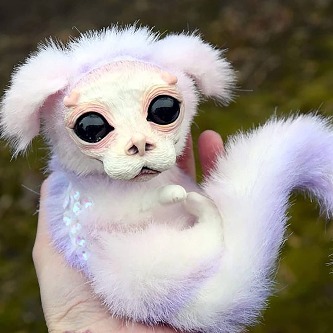 Lisslune | Labyrinth Plush Doll Maze Worm Red Hair Big Mouth Monster Animal Plush Doll Toy Cute Funny Gift Plush Doll Home Decor