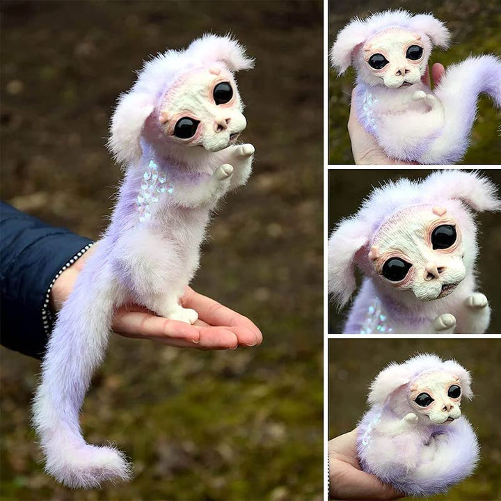 Lisslune | Labyrinth Plush Doll Maze Worm Red Hair Big Mouth Monster Animal Plush Doll Toy Cute Funny Gift Plush Doll Home Decor