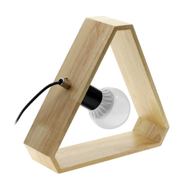 Lisslune | ModernMinimal - Geometric Wooden Accent Lamps