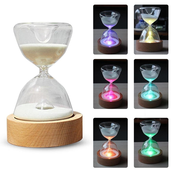 Lisslune | TimelessGlow - Elegant LED hourglass night light with remote control