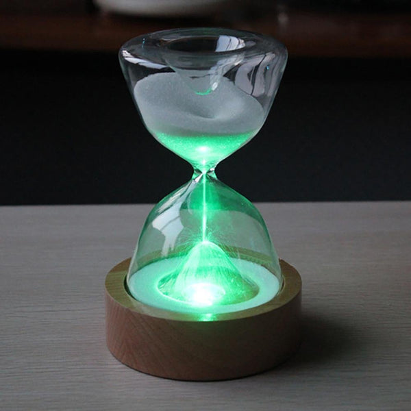 Lisslune | TimelessGlow - Elegant LED hourglass night light with remote control