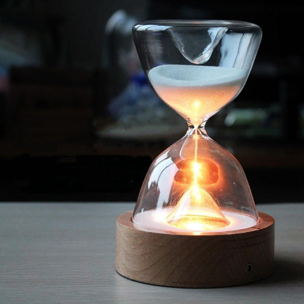 Lisslune | TimelessGlow - Elegant LED hourglass night light with remote control