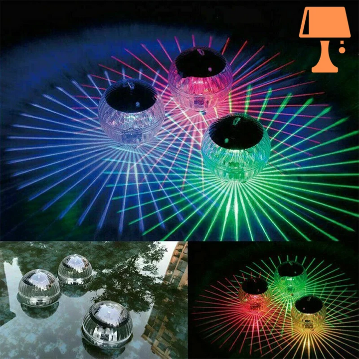 Lisslune | AquaGlow - Solar-powered floating LED lights