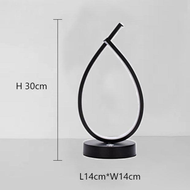Lisslune | CalmAura Modern LED Table Lamp