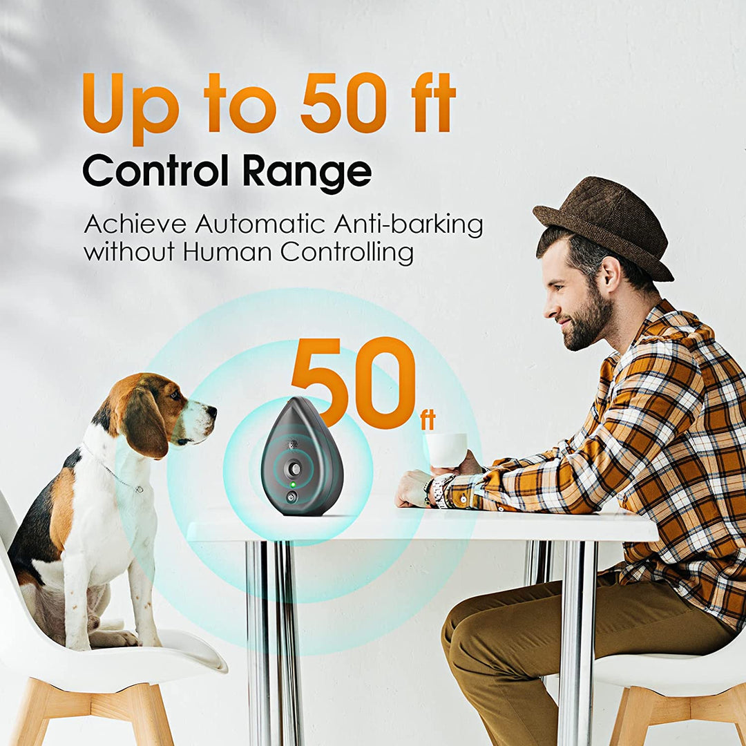 Lisslune | SilentHome Ultrasonic Bark Stopper – Wireless Anti-Barking Device for Indoor Use