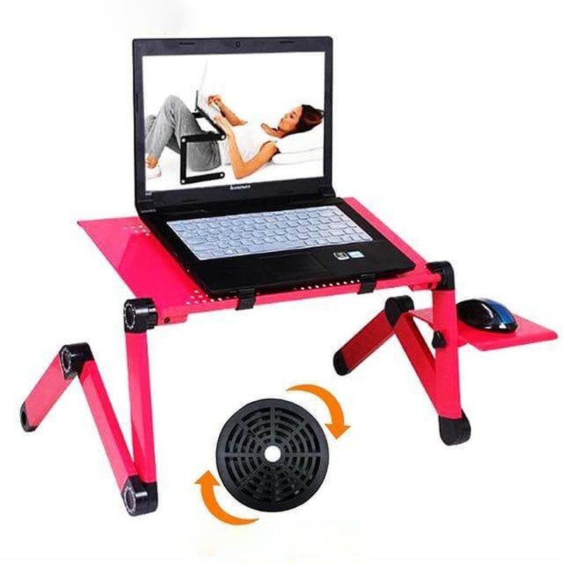 Lisslune | LaptopLift | Adjustable Aluminum Ergonomic Laptop Stand | Increase Your Work Comfort