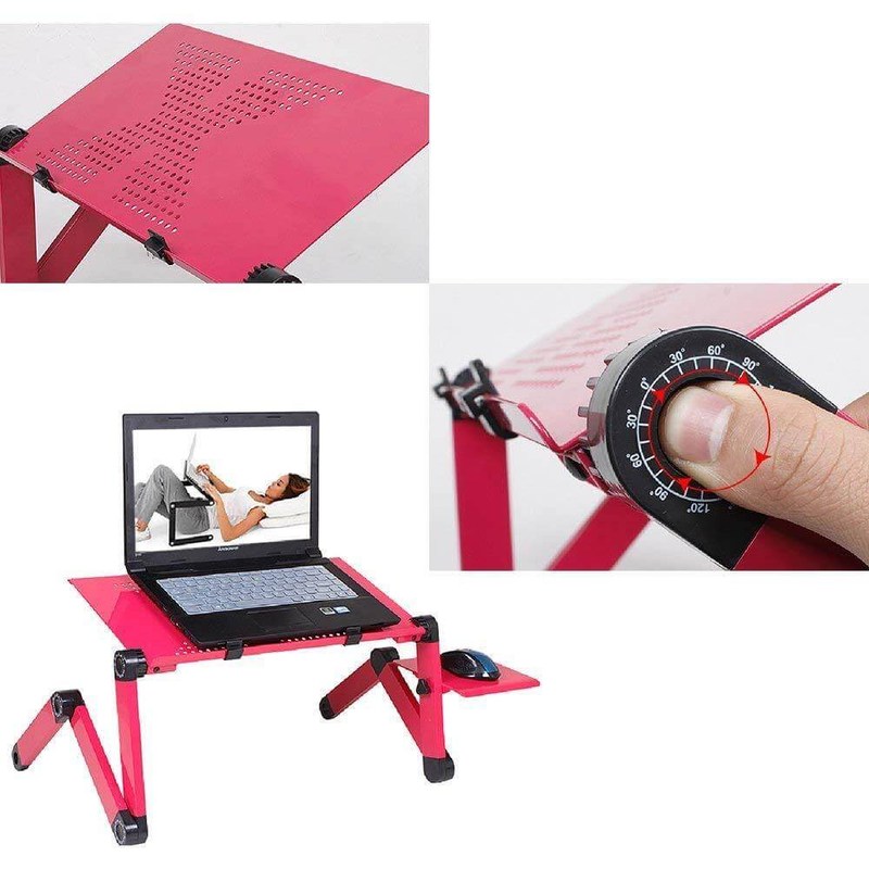 Lisslune | LaptopLift | Adjustable Aluminum Ergonomic Laptop Stand | Increase Your Work Comfort