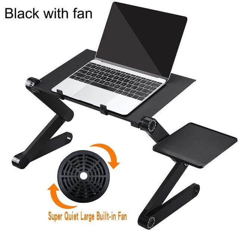 Lisslune | LaptopLift | Adjustable Aluminum Ergonomic Laptop Stand | Increase Your Work Comfort