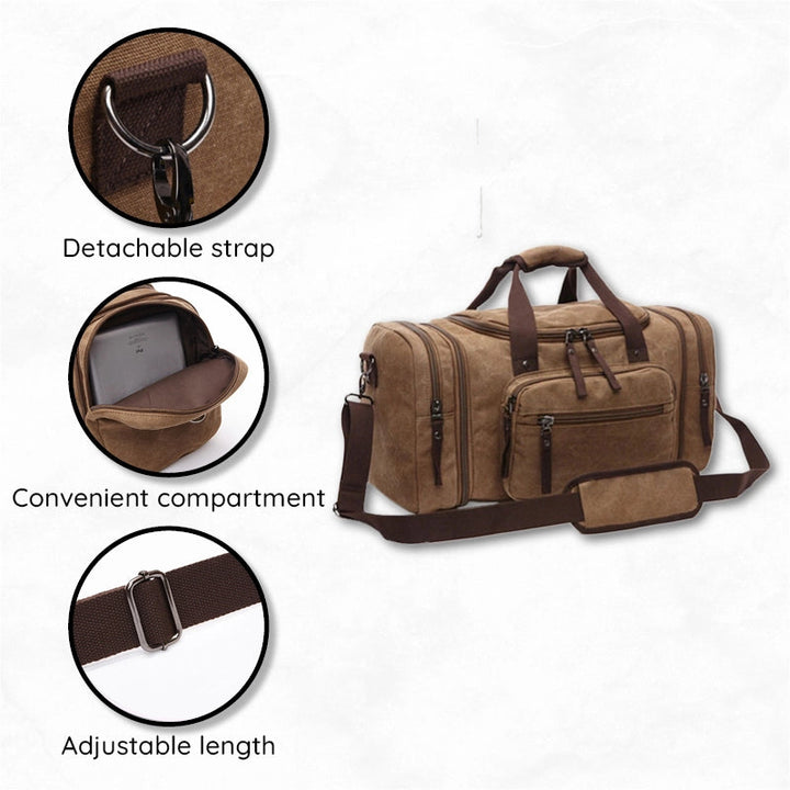 Lisslune | Large Capacity Canvas Travel Bag